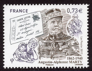 France. 2017 Augustin-Alphonse Marty. MNH