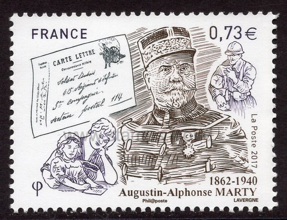 France. 2017 Augustin-Alphonse Marty. MNH