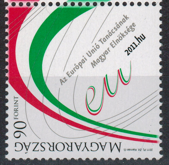 Hungary. 2011 The Hungarian Presidency of the Council of the European Union. MNH