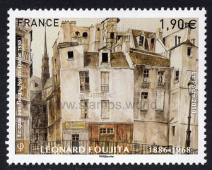 France. 2018 Le quai aux fleurs. Leonard Foujita. MNH