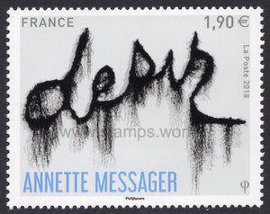 France. 2018 Desir. Anette Messager. MNH
