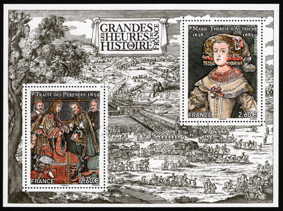 France. 2018 Great Moments in French History. MNH