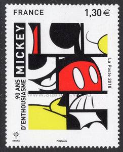 France. 2018 Mickey Mouse. MNH