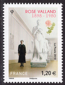 France. 2018 Rose Valland. MNH