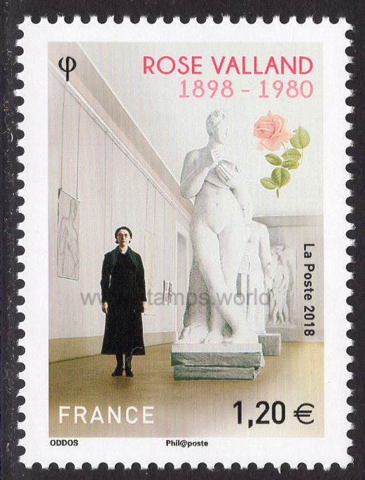 France. 2018 Rose Valland. MNH