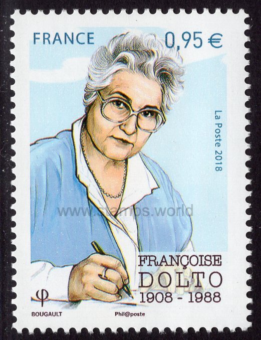 France. 2018 Francoise Dolto. MNH