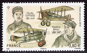 France. 2018 French Flying Aces. MNH