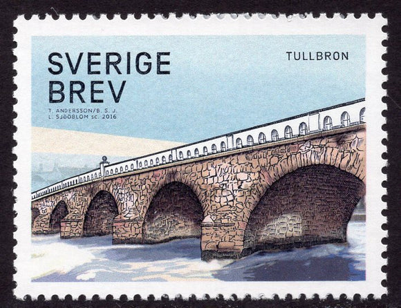 Sweden. 2016 Bridges. MNH