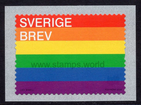 Sweden. 2016 Pride. MNH