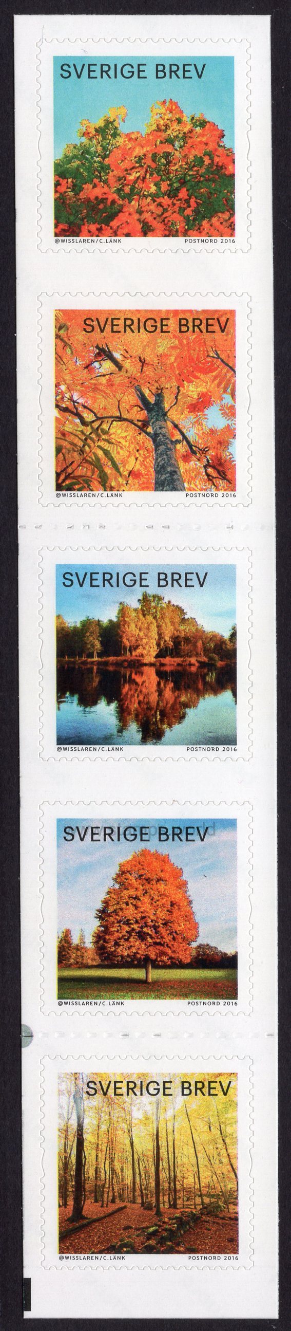 Sweden. 2016 Autumn Glow. MNH