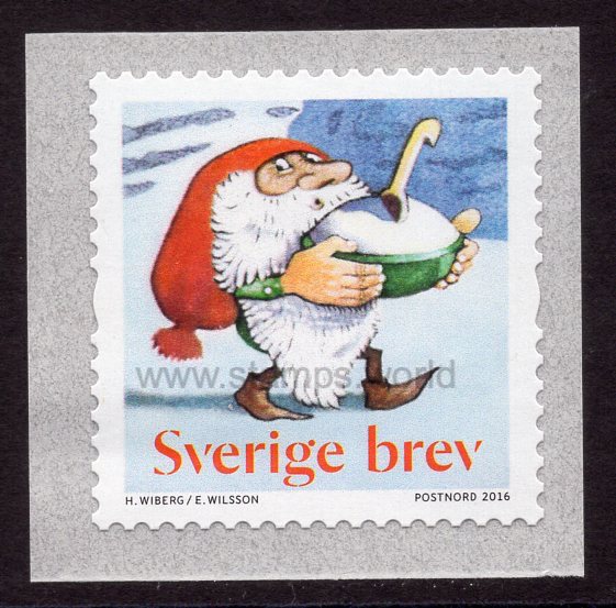 Sweden. 2016 Christmas. Barn Elves. MNH
