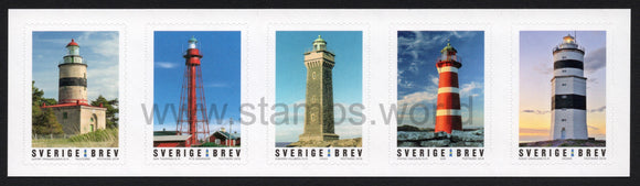 Sweden. 2018 Lighthouses. MNH