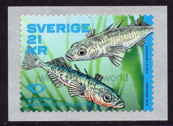 Sweden. 2018 Fish in the Nordic Region. MNH