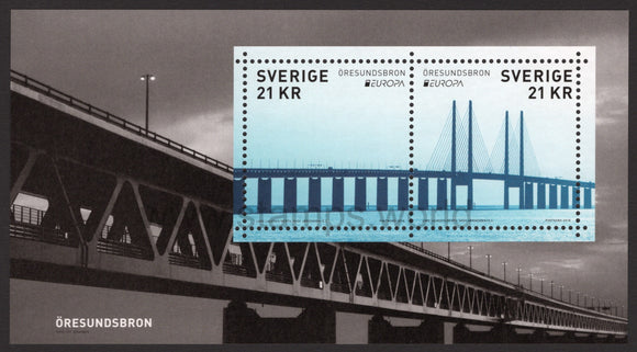 Sweden. 2018 Europa. Bridges. MNH
