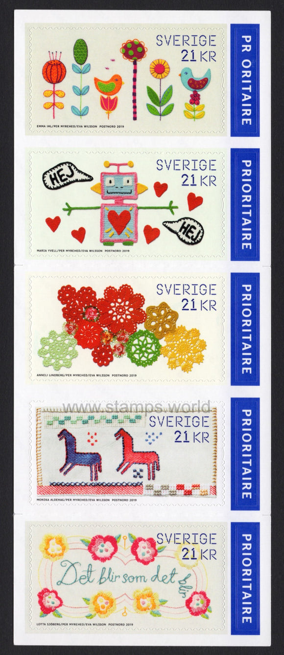 Sweden. 2019 The Power of Handicrafts. MNH