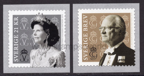 Sweden. 2019 Carl XVI Gustaf and Queen Silvia. MNH