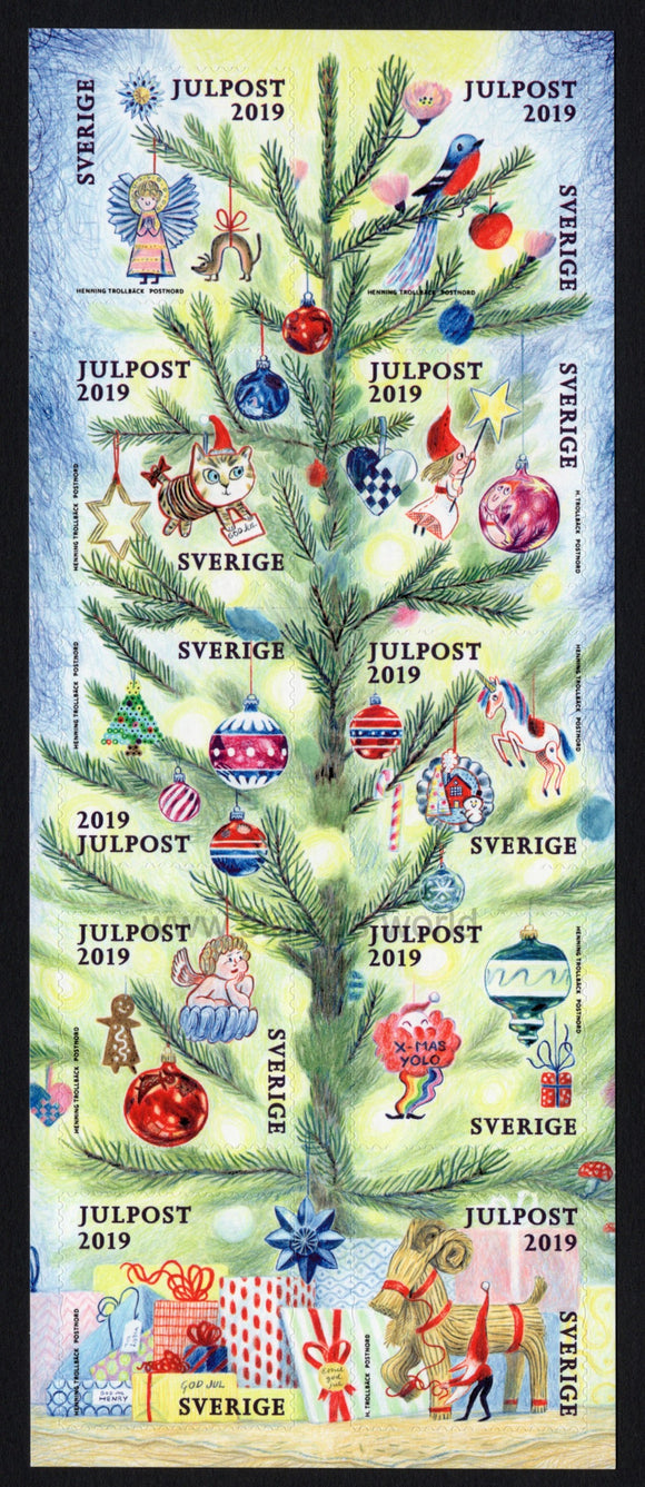 Sweden. 2019 Christmas. MNH