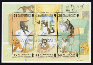 Alderney. 1996 Cats. MNH