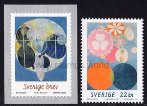 Sweden. 2020 Hilma af Klint. Painter. MNH