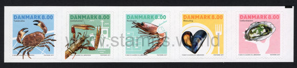 Denmark. 2017 Shellfish. MNH
