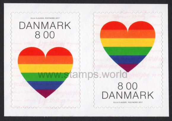 Denmark. 2017 Pride. MNH