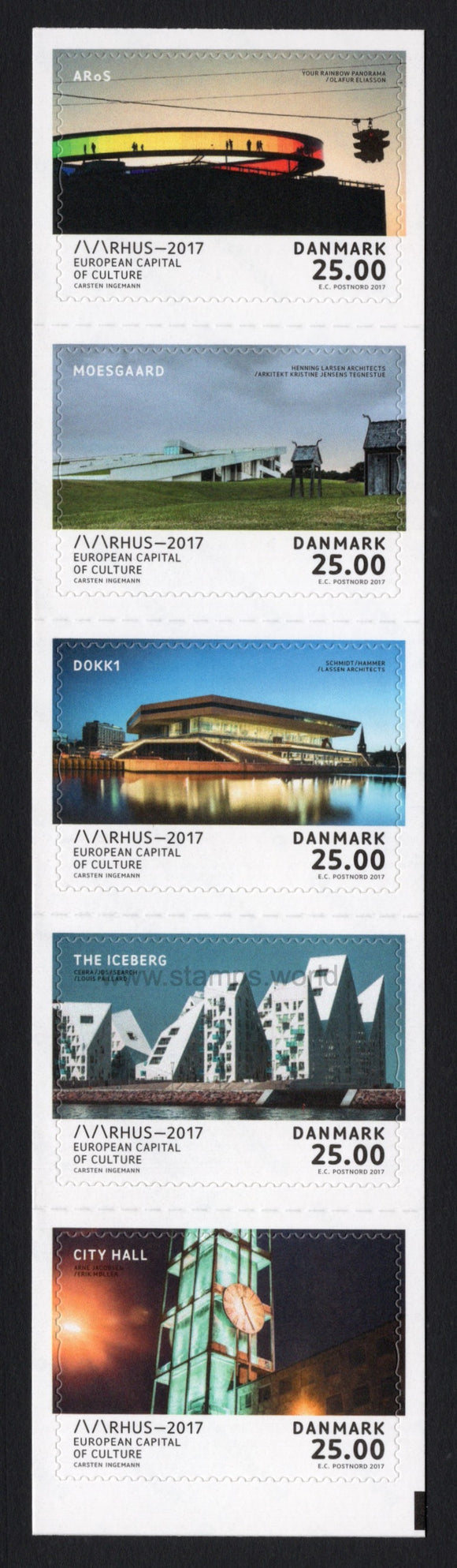 Denmark. 2017 Aarhus 2017. European Capital of Culture. MNH