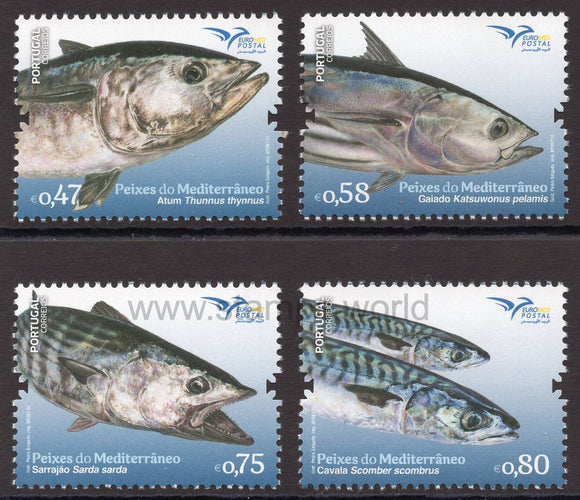 Portugal. 2016 Euromed. Fish of the Mediterranean. MNH