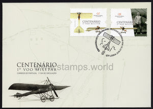Portugal. 2016 Centenary Of The First Portuguese Military Flight. FDC