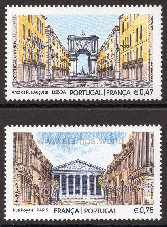 Portugal. 2016 Joint Issue Portugal - France. MNH