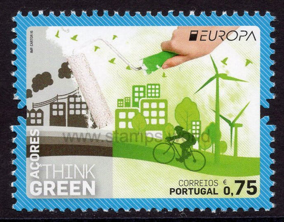 Azores. 2016 Europa. Think Green. MNH