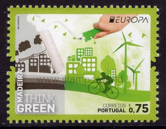 Madeira. 2016 Europa. Think Green. MNH