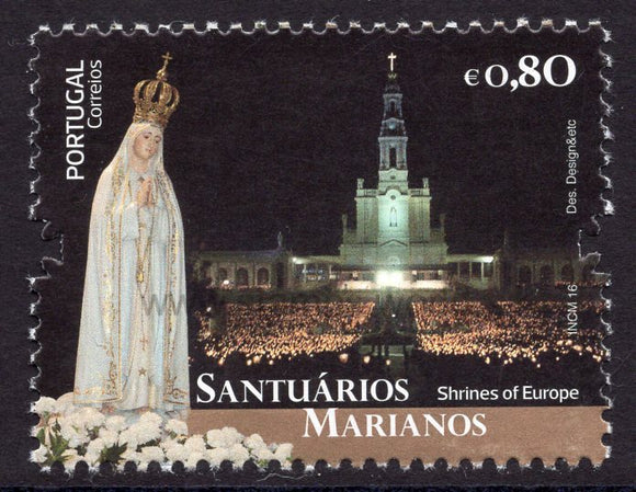 Portugal. 2016 Shrines of Europe. MNH