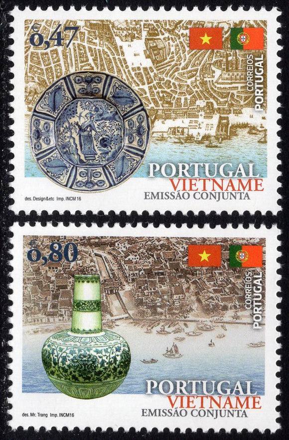 Portugal. 2016 Portugal - Vietnam Joint Issue. MNH