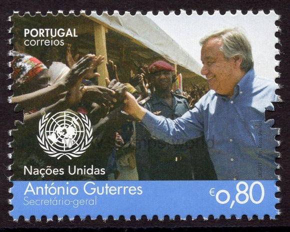 Portugal. 2017 Antonio Guterres. Secretary-General of the United Nations. MNH