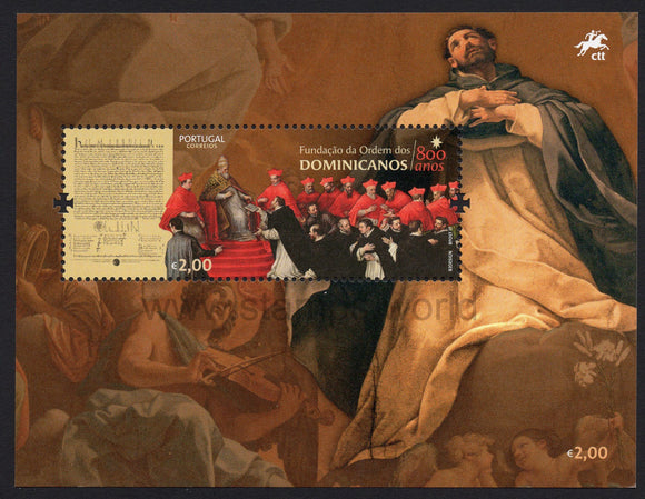Portugal. 2017 800 Years of Foundation of the Dominicans Order. MNH