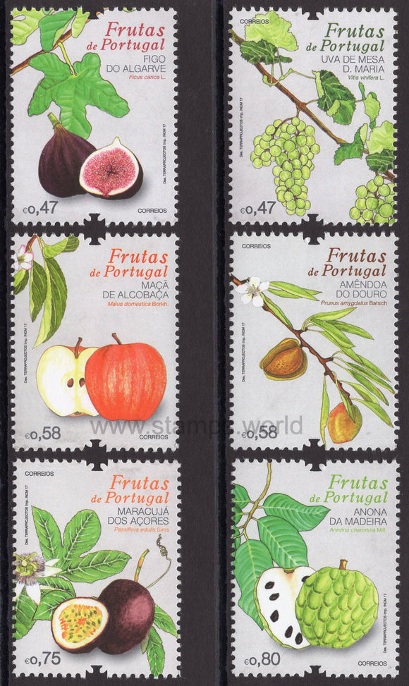 Portugal. 2017 Fruits of Portugal II. MNH