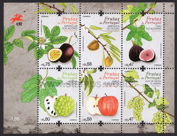 Portugal. 2017 Fruits of Portugal II. MNH