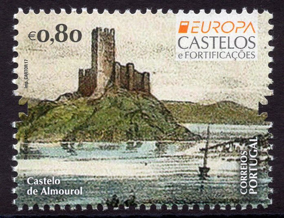 Portugal. 2017 Europa. Castles. MNH