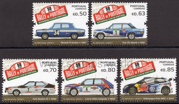 Portugal. 2017 50th Anniversary of Rally de Portugal. MNH