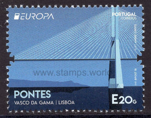 Portugal. 2018 Europa. Bridges. MNH