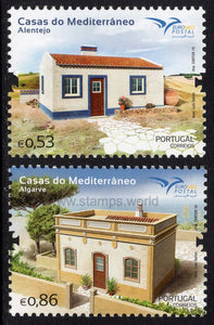 Portugal. 2018 Euromed. Houses of Mediterranean. MNH