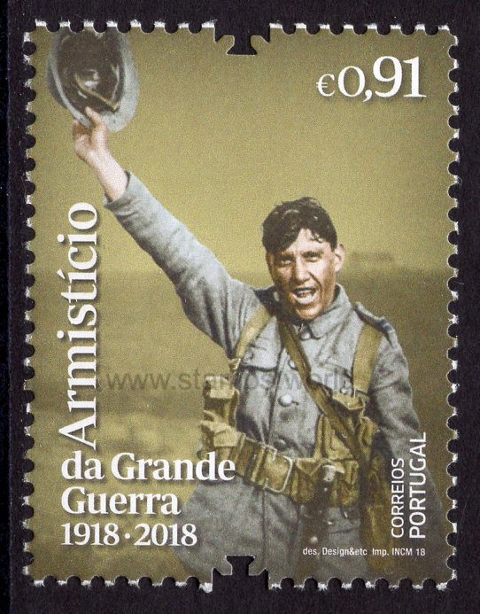 Portugal. 2018 First World War Armistice 1918-2018. MNH