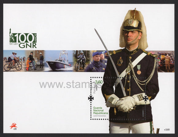 Portugal. 2011 Centenary of GNR. MNH