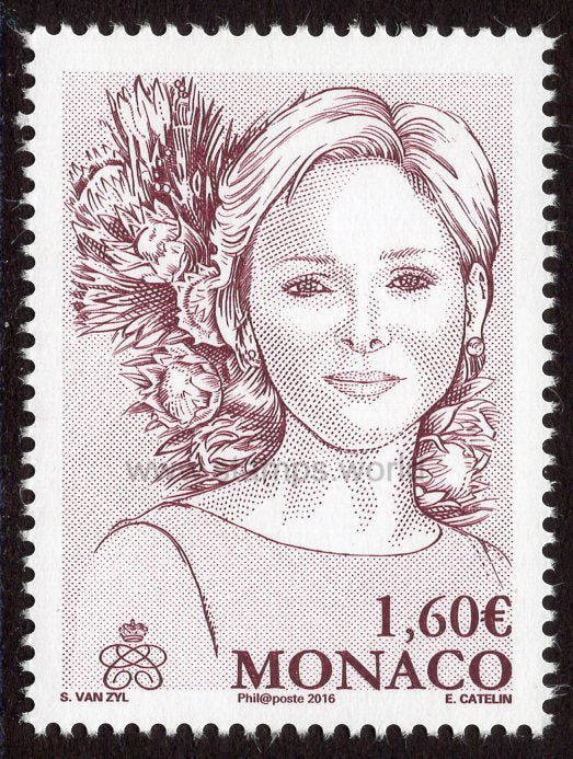 Monaco. 2016 Princess Grace Rose Garden. MNH