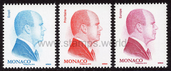 Monaco. 2016 Prince Albert II. MNH