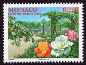 Monaco. 2016 Princess Grace Rose Garden. MNH