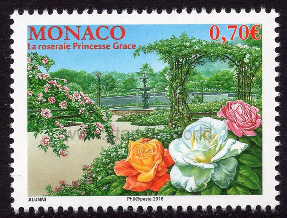 Monaco. 2016 Princess Grace Rose Garden. MNH