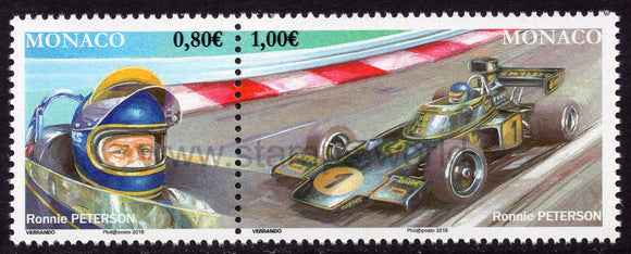 Monaco. 2016 Ronnie Peterson. Formula 1 Legend. MNH