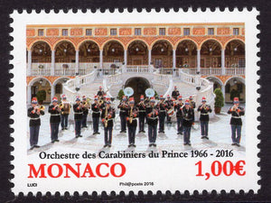 Monaco. 2016 50th Anniversary of the Orchestra of the Palace Guards. MNH