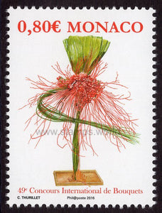 Monaco. 2016 International Bouquet Competition. MNH